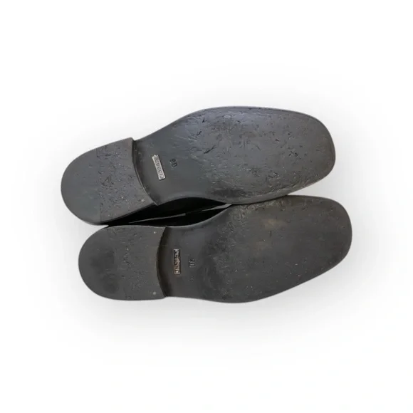 Gucci Loafers Men's Black Leather‎ Horsebit Casual Slip On Shoes Size US 9.5 D - Picture 7 of 8